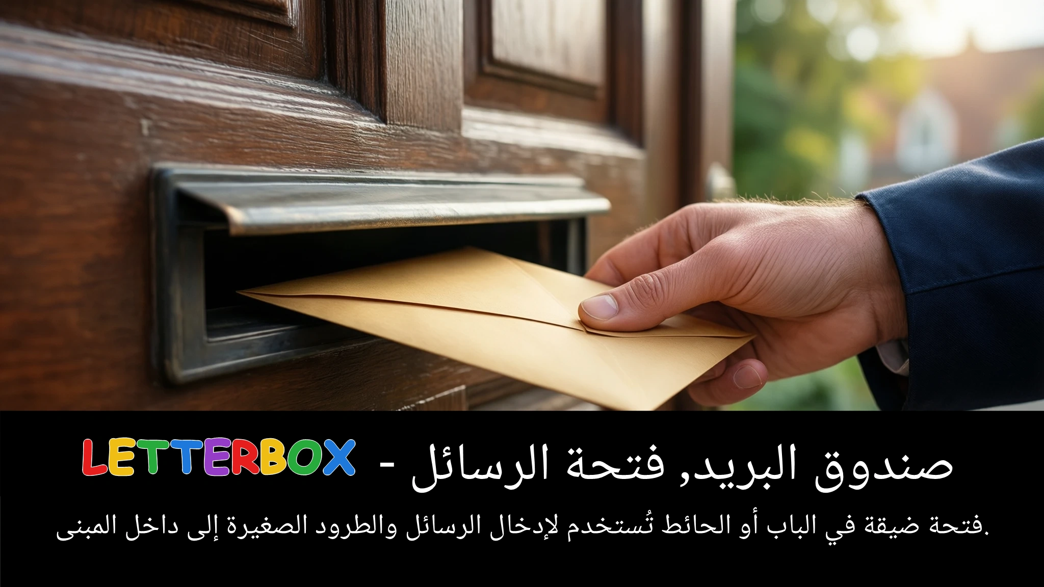Arabic Illustration for letterbox